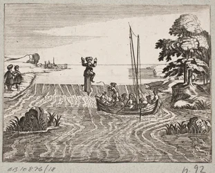 Ilustración de Adam Olearius, “Persianischer Rosenthal von einem Sinnreichen Poeten Schich Saadi […]”, Schleswig 1660