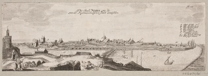 Vista de Narva desde el río
