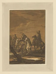 Reunión de jinetes
Jinetes, caballos y batallas (título de la serie)