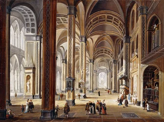 El interior de una catedral renacentista