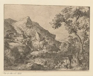 Paisaje montañoso de Arcadia