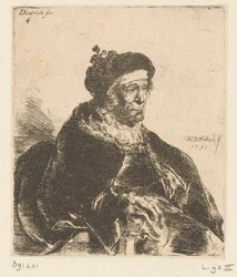anciana sentada