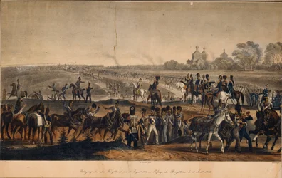 El cruce del Dniéper el 14 de agosto de 1812