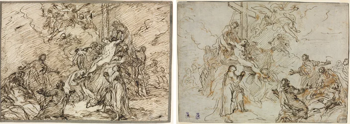 La deposición (recto) y (verso)