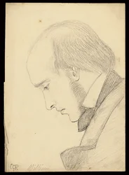 Retrato de William Michael Rossetti