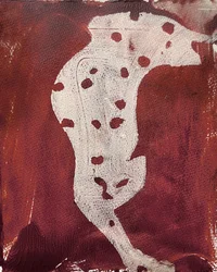 Animal abstracto manchado