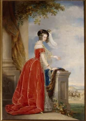 Retrato de la emperatriz Alexandra Feodorovna, después de 1840