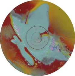 Mariposa, c. 2023 (acrílico sobre CD)