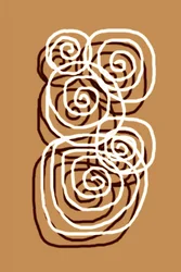 Remolinos abstractos rizados