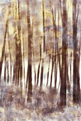 Bosque invernal etéreo