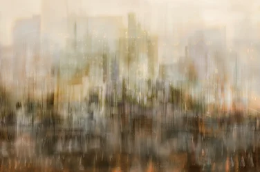 La ciudad dorada difuminada