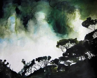Cielo del bosque de Moody