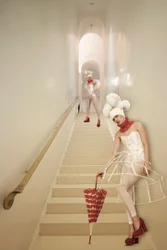 Escaleras elegantes y a la moda