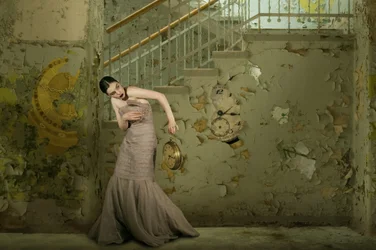 Mujer elegante: decadencia atemporal