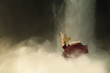 Movimiento de danza etéreo