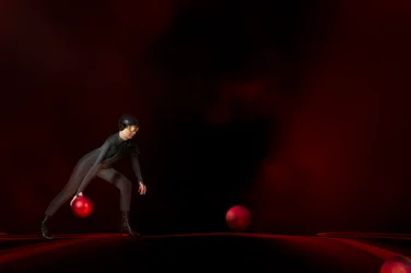 Bola roja futurista