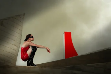 Vestido rojo «Mujer moderna»
