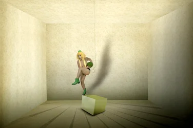 Postura surrealista de la sandía verde