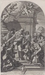 La presentación de la Virgen en el Templo, 1670-80