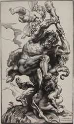 Hércules matando a la envidia
