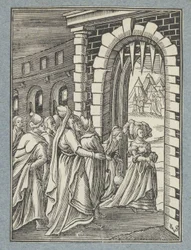 Judit y su criada en su camino hacia Holofernes