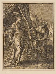 Judith con la cabeza de Holofernes