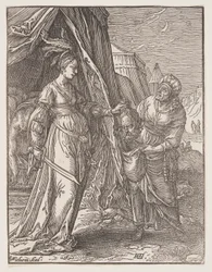 Judith con la cabeza de Holofernes