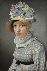 Retrato de la modelo Maddalena o Anna Maria Uhden