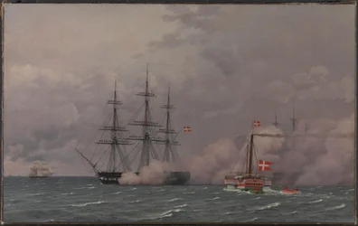 El puerto de Copenhague el 1 de mayo de 1832