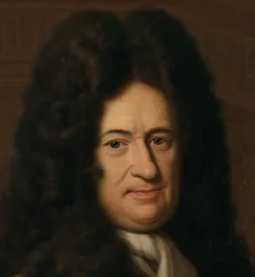 Alemán: Retrato del filósofo Gottfried Wilhelm Freiherr von Leibniz Retrato de Gottfried Leibniz (1646-1716), filósofo alemán