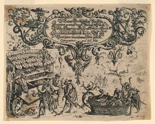 Página de título de Neüw Grotteßken Buch (Nuevo libro grotesco)