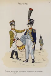 Un Tamborilero y Maestro Panadero de la Guardia Prefectural de Hamburgo, c.1806