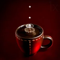 Salpicadura de café con leche