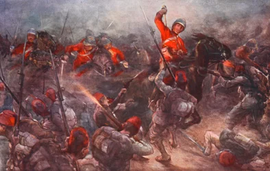La Carga de la Caballería de Drury Lowe en Kassassin, 28 de agosto
