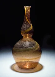 Jarrón de vidrio Clutha