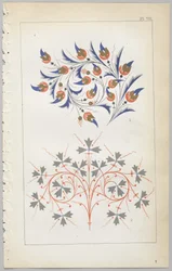 El arte del diseño decorativo: con un apéndice, dando las horas del día en que las flores se abren, publicado por Day & Son, Londres, 1862