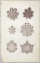 El arte del diseño decorativo: con un apéndice, dando las horas del día en que las flores se abren, publicado por Day & Son, Londres, 1862