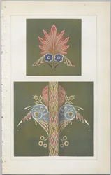El arte del diseño decorativo: con un apéndice, dando las horas del día en que las flores se abren, publicado por Day & Son, Londres, 1862