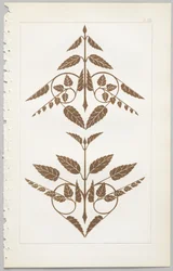 El arte del diseño decorativo: con un apéndice, dando las horas del día en que las flores se abren, publicado por Day & Son, Londres, 1862