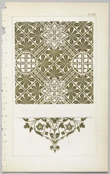 El arte del diseño decorativo: con un apéndice, dando las horas del día en que las flores se abren, publicado por Day & Son, Londres, 1862