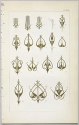 El arte del diseño decorativo: con un apéndice, dando las horas del día en que las flores se abren, publicado por Day & Son, Londres, 1862