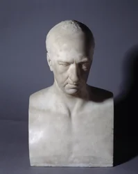 Busto que representa al pintor escocés Gavin Hamilton (1723-1798)