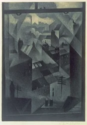 Desde una ventana de oficina, 1918
