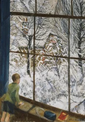 Mirando la nieve