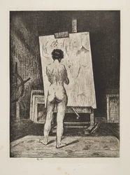 The Connoisseur, pub.1922 (aguafuerte)
