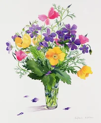 Amapolas y Geranios