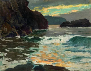 Atardecer, Bahía de Cardigan