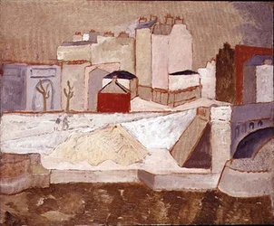 Escena de calle de París