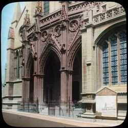 Pórtico de la Catedral de Truro, Cornwall, principios del siglo XX