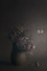 Mariposa floral melancólica
